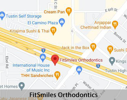 Map image for Dental Braces in Tustin, CA